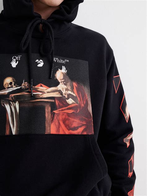 off white caravaggio hoodie replica